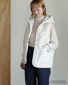 ラベンハム Lavenham ビッグキルト バートン レディース ラブンスター フード付きベスト ジレ 中綿 秋冬アウター BIG QUILT BARTON WOMENS LV12118 xp10