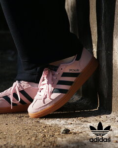 アディダス オリジナルス adidas originals ハンドボール スペツィアル W スニーカー レディース メンズ HANDBALL SPEZIAL W ローカット レースアップ シューズ 靴 ピンク グリーン IF6561 NKH08 0126 cpn135