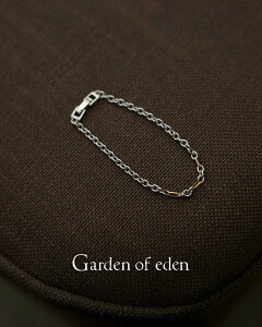 yԌ|Cg10{zK[fIuGf Garden of Eden 18K S[hVo[ ~bNX `F[ uXbg fB[X Y 18K&SV mid.mix chian bracelet Vo[925 ANZT[   25