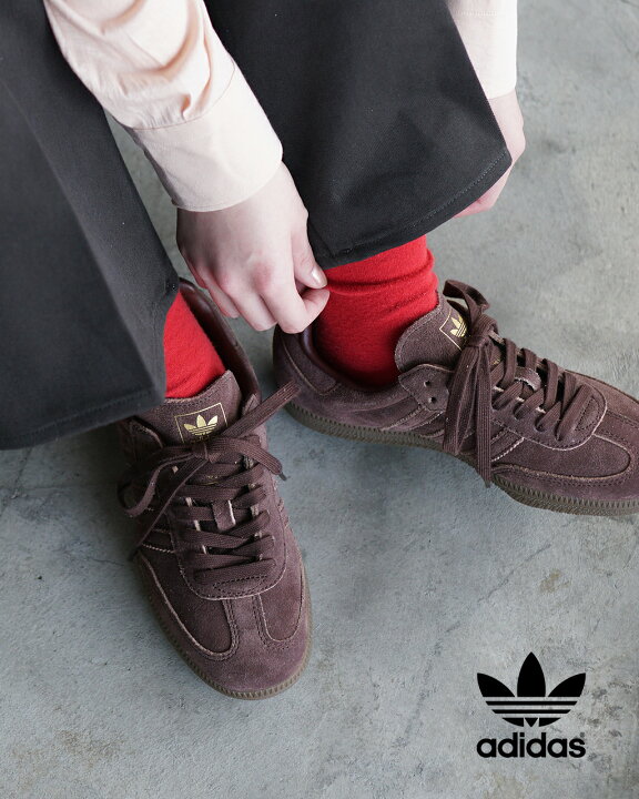 アディダス オリジナルス adidas originals サンバ OG スニーカー レディース メンズ SAMBA OG スエード ローカット レースアップ シューズ 靴 ブラウン 茶 JI3211 0311 Crouka クローカ