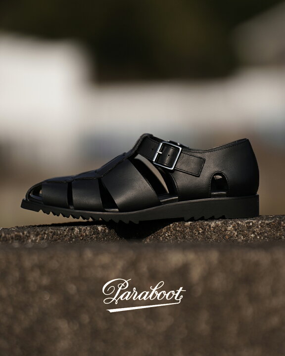 楽天市場】パラブーツ Paraboot PACIFIC レザー グルカサンダル メンズ  