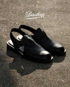 �p���u�[�c Paraboot �A�h���A�e�B�b�N �����Y ADRIATIC ���U�[�T���_�� �o�b�N�X�g���b�v �N���b�O �V���[�Y �t���b�g �u���b�N 1832 0513