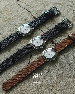 ���@�[�O�E�H�b�`�J���p�j�[ VAGUE WATCH Co. �r���v ���f�B�[�X �����Y Coussin Sophie Dress Lizard 1920�N�� �A���e�B�[�N�� ���U�[�h�x���g ���� �M�t�g �u���b�N ���J �_�[�N�u���E�� CO-010-SS 0614