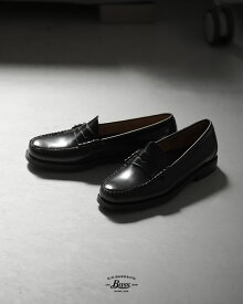 ジーエイチバス G.H.BASS イージー ウィージャンズ ラーソン モック ペニー EASY WEEJUNS LARSON MOC PENNY ローファー 革靴 シューズ ブラック 黒 メンズ BA11711D 1005【レビュー企画対象】