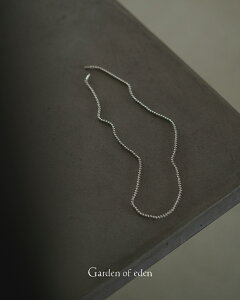 �K�[�f���I�u�G�f�� GARDEN OF EDEN OVAL BALL CHAIN NECKLACE 40cm 50cm �I�[�o���{�[���`�F�[���l�b�N���X 40cm 50cm �����Y ���f�B�[�X ���j�Z�b�N�X ED25AW-013 1201
