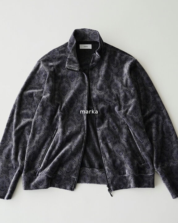 楽天市場】マーカ MARKA ベロア ジャカード フルジップ トラック 