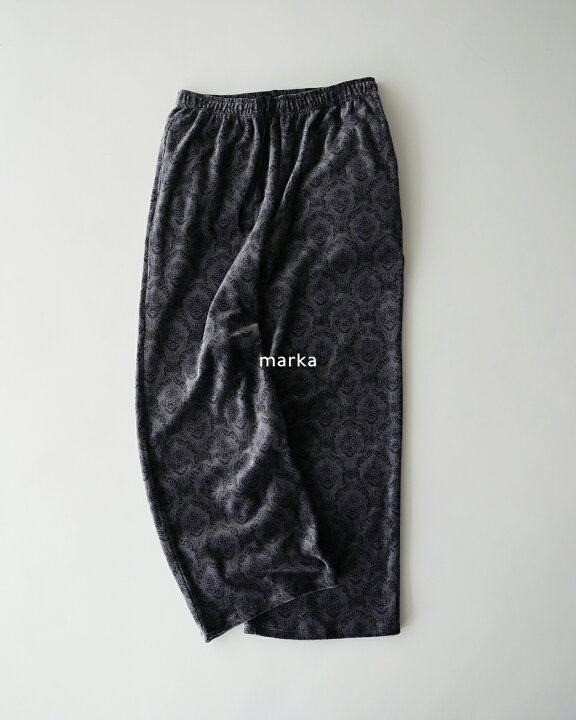 楽天市場】マーカ MARKA ベロア ジャカード トラックパンツ メンズ 