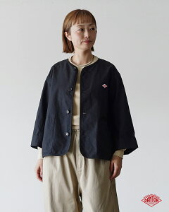 �_���g�� DANTON �J���[���X �V���[�g�W���P�b�g ���f�B�[�X COLLARLESS SHORT JACKET �m�[�J���[ ���C�g�A�E�^�[ �y�� �V������ ���� DT-A0473 CFD�y�N�[�|���ΏۊO�z
