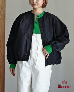 �y�T������I20%OFF�N�[�|���z�}�I���C�h mao made �o���[���V���G�b�g ZIP UP �W���P�b�g ���f�B�[�X �u���]�� ���C�g�A�E�^�[ ���� �y�� 611308 0125 xp1015 haori20