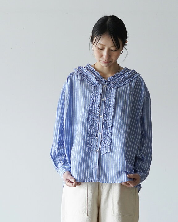 楽天市場】【SALE！30%OFF】ツムグ tumugu テンセルリネン ストライプ 