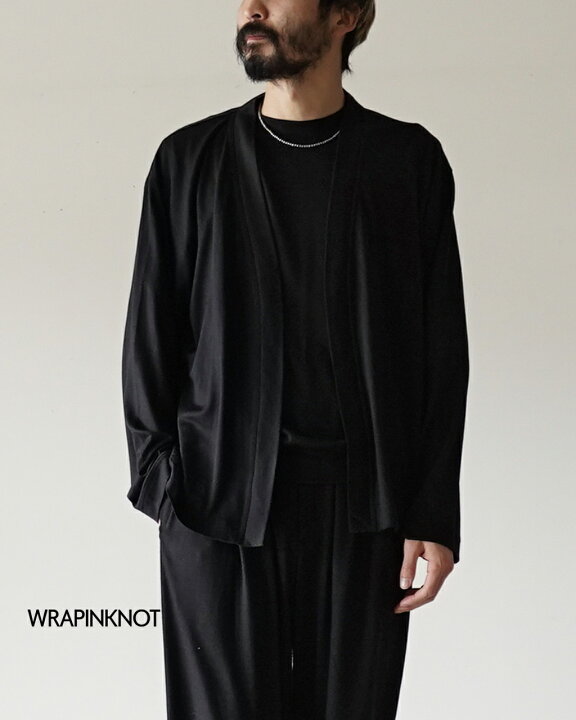楽天市場】ラッピンノット WRAPINKNOT ボタンレス ウール カーディガン 
