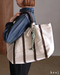 �r�[�W beej ���[�v���C�� �r�b�O�g�[�g�o�b�O ���[�v�^�b�Z���t�� ���f�B�[�X Loop line Big totebag �C���h�� PWMI-IT-005 �M�t�g 0323