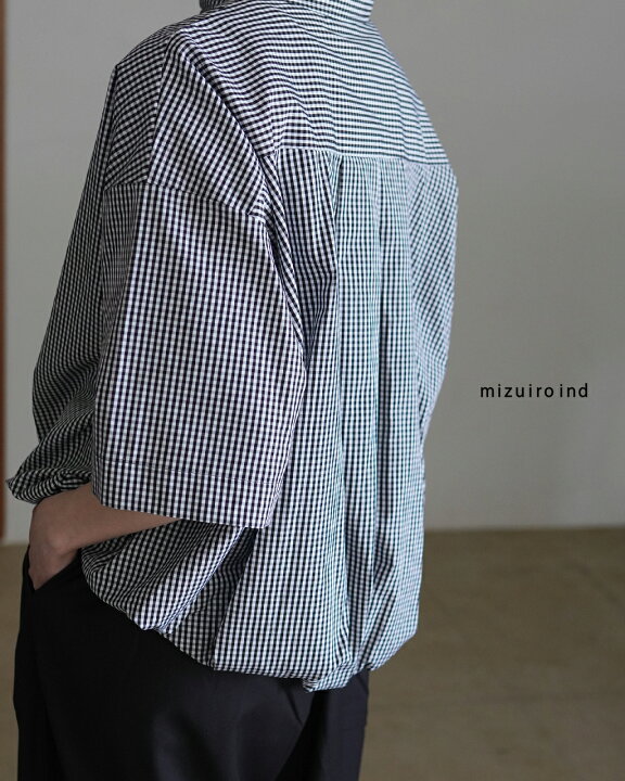 楽天市場】【SALE！30%OFF】ミズイロインド mizuiro ind ギンガム 