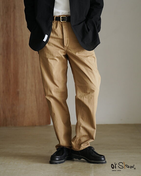 楽天市場】オアスロウ orSlow フレンチワークパンツ FRENCH WORK PANTS 