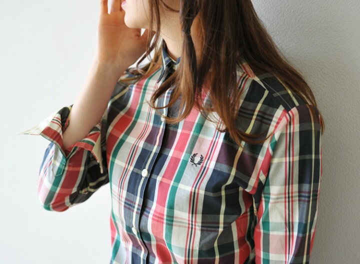 楽天市場】FRED PERRY フレッドペリー Check Shirt Dress/タータン 