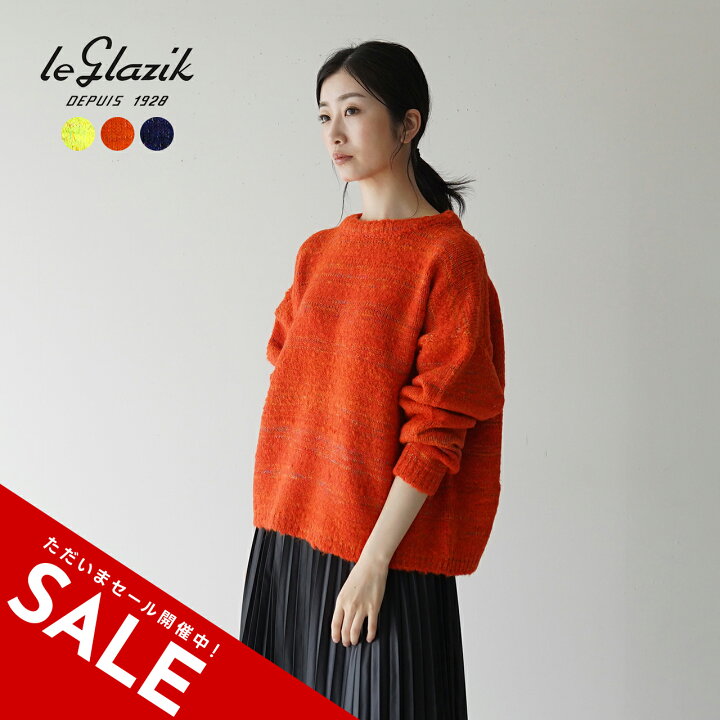 楽天市場】【SALE！50%OFF】ル グラジック LE GLAZIK クルーネック  