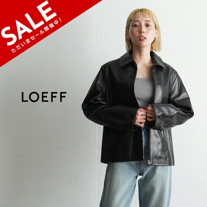 楽天市場】【SALE！20%OFF】【土日祝も発送】ロエフ LOEFF ラム レザー 