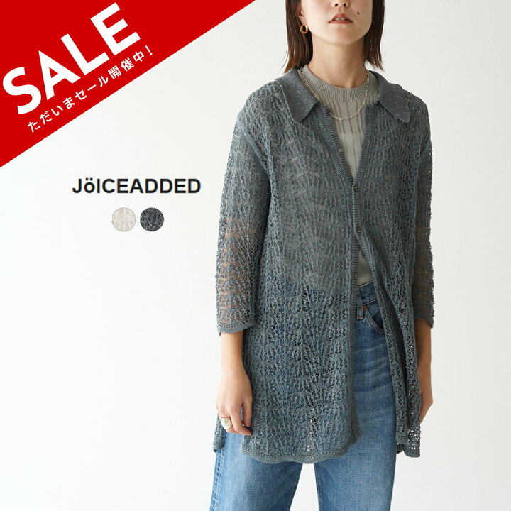 楽天市場】ジョイスアディッド JOICEADDED レース ニッティドシャツ 