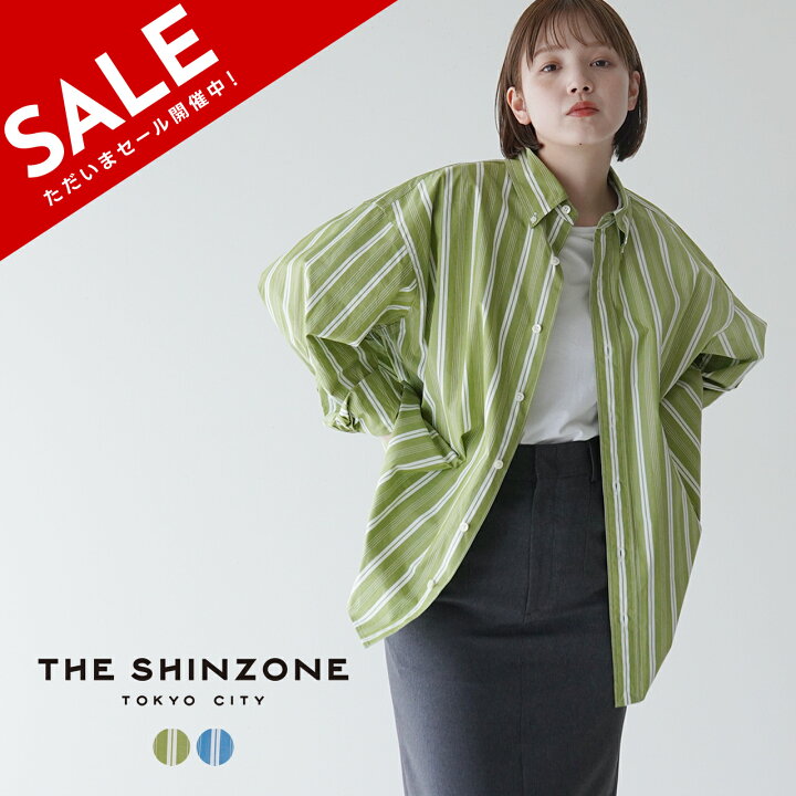 楽天市場】シンゾーン THE SHINZONE ストライプ ダディー シャツ 