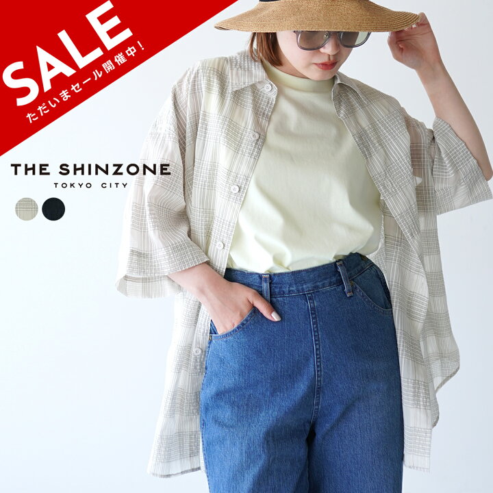 楽天市場】シンゾーン THE SHINZONE シアー ワイド シャツ SHEER WIDE 
