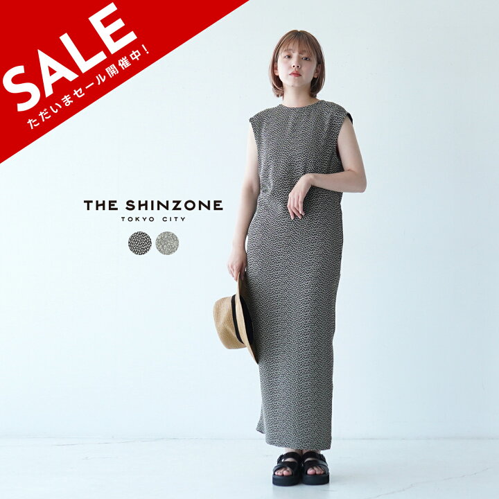 楽天市場】シンゾーン THE SHINZONE ジャカード スリーブレス ドレス 