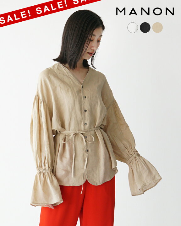 楽天市場】【アウトレット！30%OFF】マノン manon バルーンスリーブ 