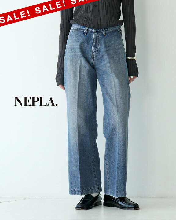 Nepla デニムパンツ nepla ブランド NEPLA ネプラ の NEPLA 別注 ユーロクラシックストレートパンツ DENIM MEN デニムパンツ