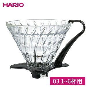 HARIO nI V60 ϔMKX ߃hbp[ 03 1~6tp R[q[ { ubN VDGR-03-B nhhbv XyVeBR[q[