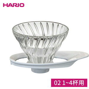 HARIO nI V60 ϔMKX ߃hbp[ 02 1~4tp R[q[ { zCg VDGR-02-W nhhbv XyVeBR[q[
