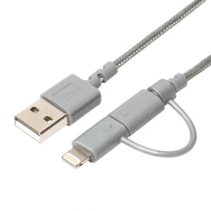 ~V@ϋvmicroUSBP[u + LightningA_v^@O[@1.0m [SLC-MT10-GY]yE͔zszv@bV@[d@f[^ʐM@iPod