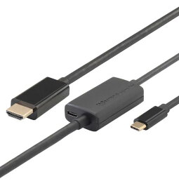 ラトックシステム　USB Type-C to HDMI 変換ケーブル（PD対応・5m）[RS-UCHD4K60-5M]【送料無料※沖縄・離島配送不可】iPhone15 アイフォン15 Nitendo Switch スイッチ Steam Deck スチームデック Android iOS Windows 11／10 macOS iPadOS Chrome OS 32ビット 64ビット対応