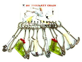 Vintage 昭和レトロ 工具キーホルダー Tool key ring キーリング ヴィンテージ ビンテージ 040928 【中古】
