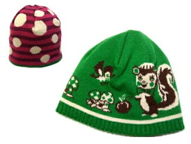 GRAND GROUND リバーシブルニットキャップ (Reversible knit cap) グラグラ グランドグラウンド 帽子 KIDS キッズ 053170 【中古】