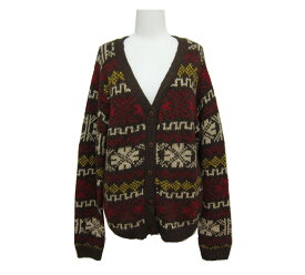 SML 「M」 Jacquard texture knit cardigan エスエムエル ジャガード織 ニットカーディガン (セーター) 071722 【中古】