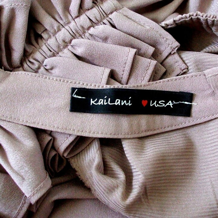 楽天市場】美品 Kai Lani カイラニ リゾートドレスワンピース (ハワイ 