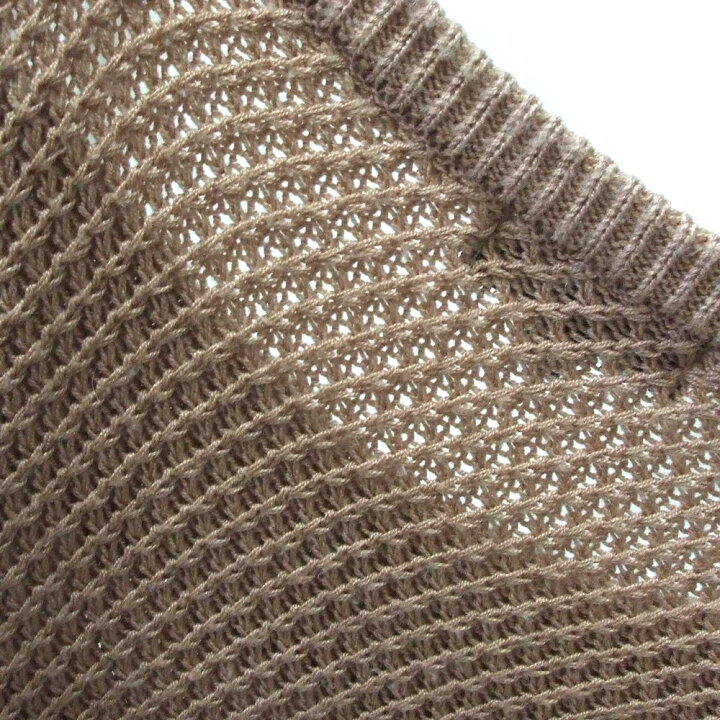 楽天市場】OZOC オゾック 「36」 ラグランニットセーター (ブラウン  