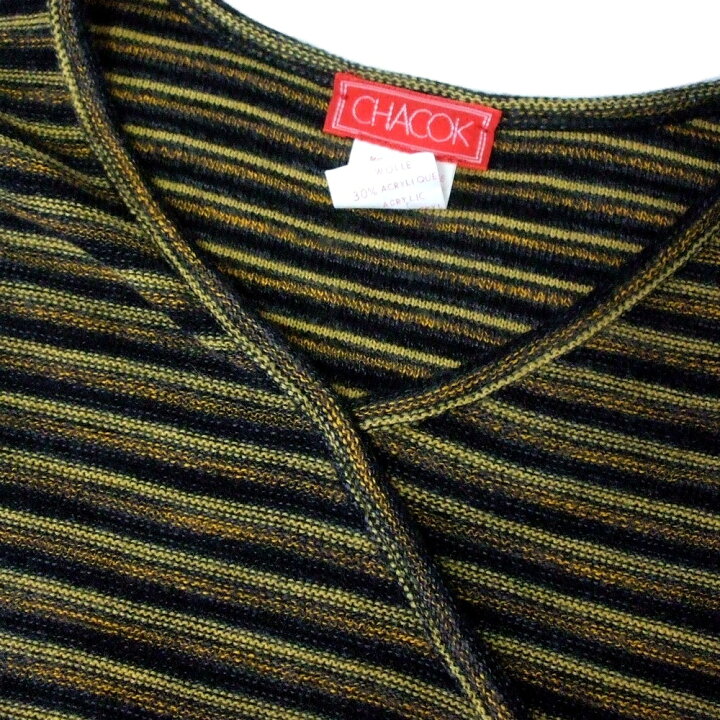 楽天市場】CHACOK シャコック フランス製 カシュクールロングニット 