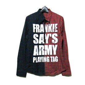 新品同様 ARMED アームド 「1」 FRANKIE SAY'S ARMY PLAYING TAG ドッキングシャツ (タータンチェック) 118025 【中古】