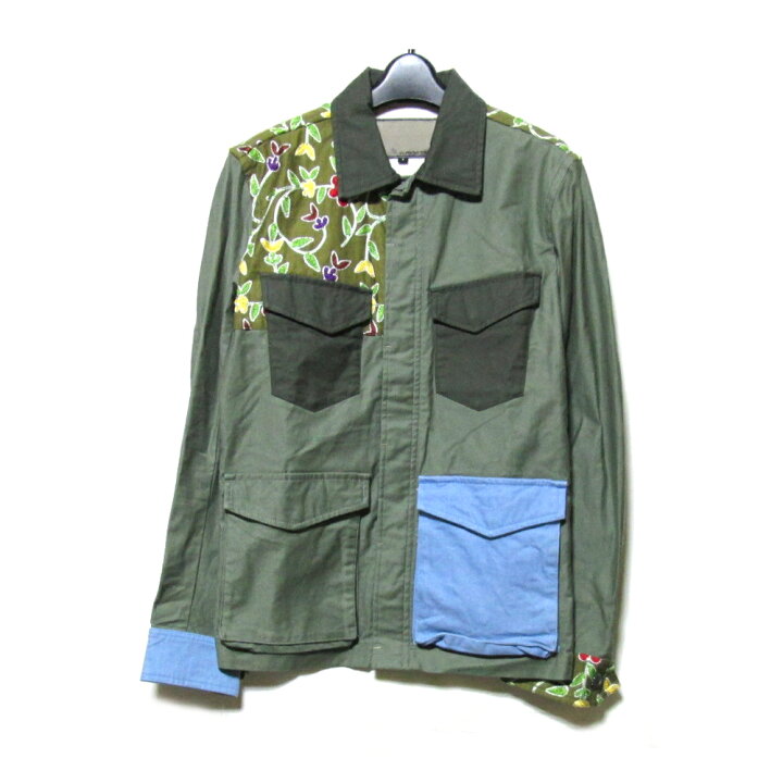 楽天市場】新品同様 AYUITE アユイテ 「1」 コンバット刺繍シャツ 