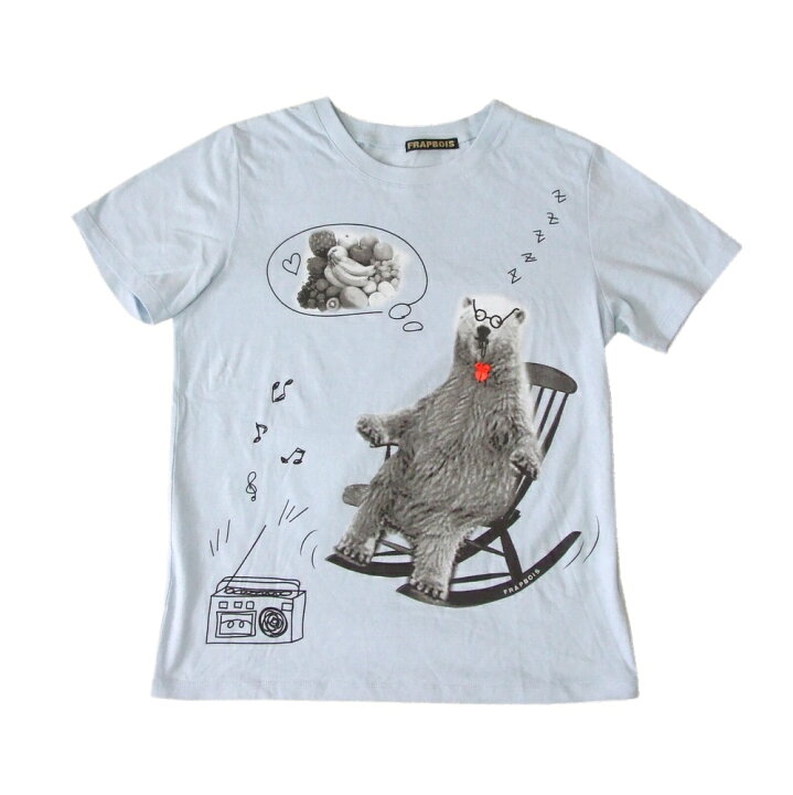 楽天市場 美品 Frapbois フラボア シロクマtシャツ 半袖 スカイブルー 1258 中古 Crown Store