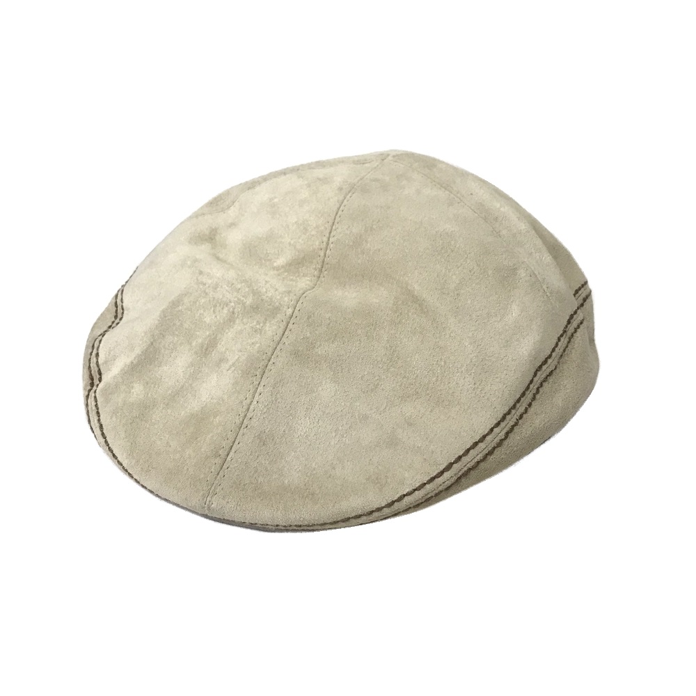 \11000以上購入で ABAHOUSE リアル アバハウス スエードレザーベレー帽 革 帽子 ベージュ 皮 120636 在庫一掃