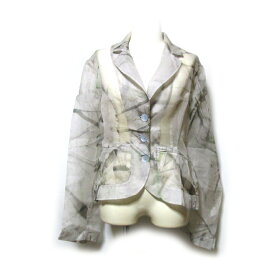 CLAUDIA FERRARIO クラウディアフェラーリオ 「40」 イタリア製 シルクジャケット (絹100%) 124917 【中古】