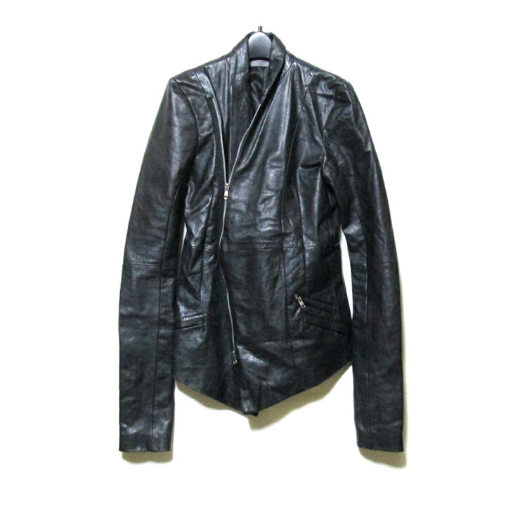 楽天市場】美品 EKAM エカム 「M」 アシンメトリーレザーライダース 
