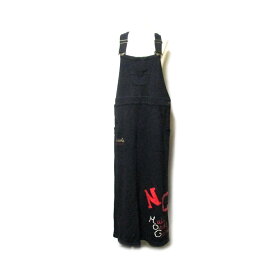 Vintage NICOLE ヴィンテージ ニコル 「LL」 ワイドジャンパースカート (黒 MOG ) 127305 【中古】