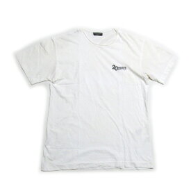 Vintage COMME des GARCONS HOMME PLUS ヴィンテージコムデギャルソン オムプリュス 20周年限定Tシャツ (白 半袖 ロゴ) 127666 【中古】