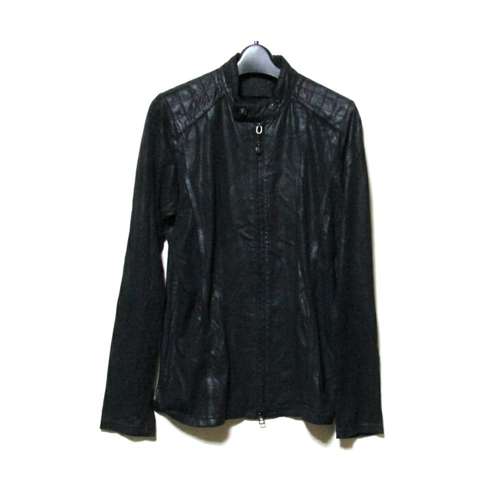 楽天市場】美品 Roen ロエン 「44」 コーテイングライダースジャケット 