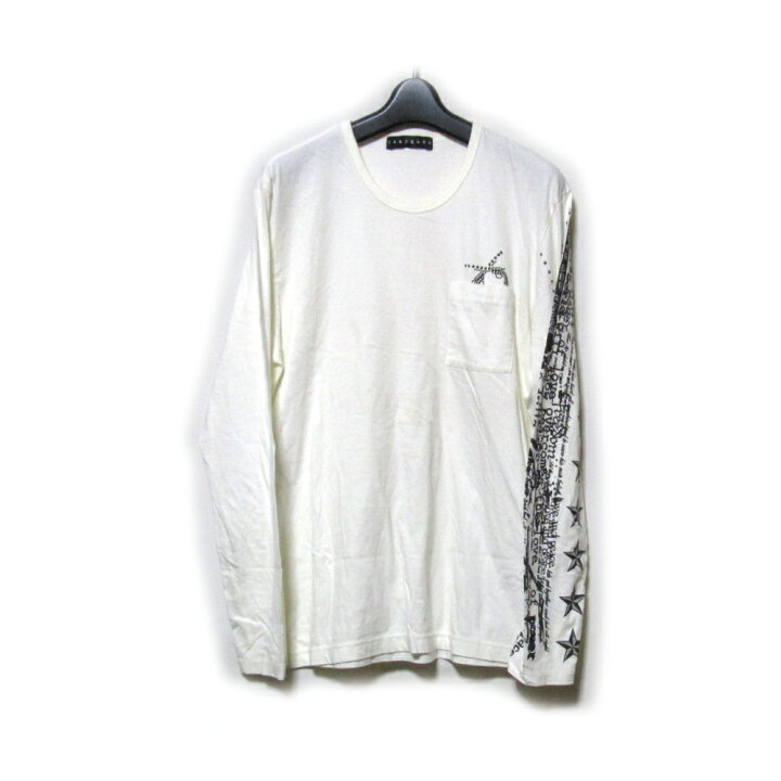 楽天市場】roar ロアー 「1」 クロスガンロンTシャツ (長袖 白 2丁拳銃  