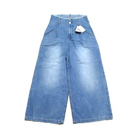 【新古品】 デッドストック DENIME ドゥニーム 「2」 ハイウエストデニムパンツ (ジーンズ タグ付き 新品) 134003 【中古】