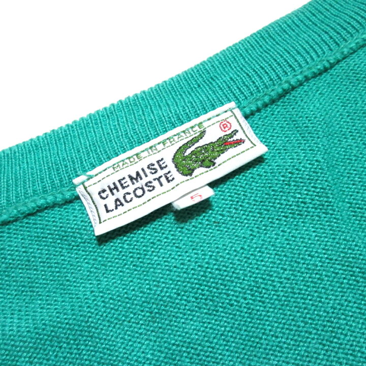 楽天市場】Vintage LACOSTE ヴィンテージ ラコステ 「5」 フランス製 