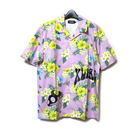 美品 XLARGE エクストララージ 「L」 ストリートアロハシャツ (花柄 ピンク 半袖) 135538 【中古】